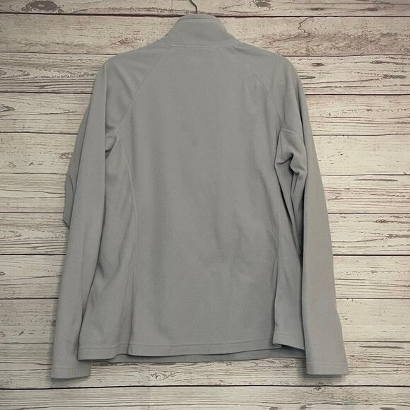 The North Face Grey Fleece 3/4 Zip Pullover Sweatshirt Size XL - Picture 8 of 8